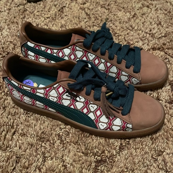 Men’s NWOT Rare Puma x Dapper Dan Suede shoes size US 11.5 - Picture 1 of 8